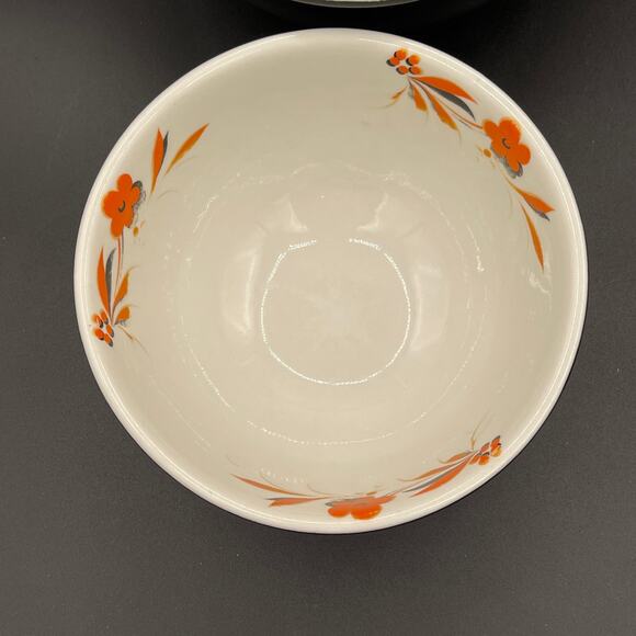 Hall China Black Beauty 7" & 8" Nesting Bowls - Picture 6 of 11